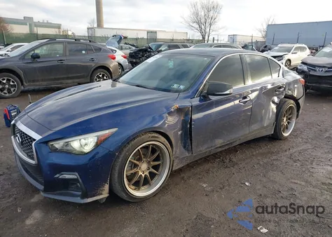2018 Infiniti Q50 3.0T Sport z USA, uszkodzony, nr VIN JN1EV7AR2JM439498